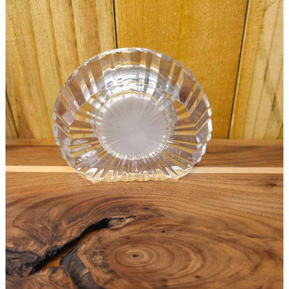 Cristal DArques France Crystal Desk Clock With Roman Numerals & Battery Included - Picture 9 of 12